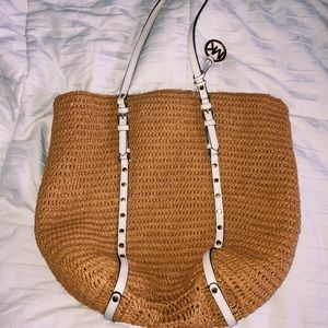 Michael Kors straw bag